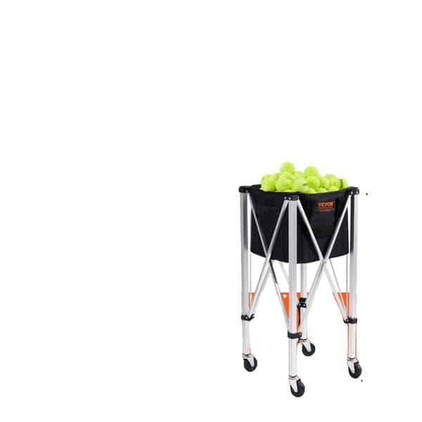 Tennispallovaunu, 150/180 pallon kapasiteetti, kestävä alumiinirunko,180 Pallon Kapasiteetti