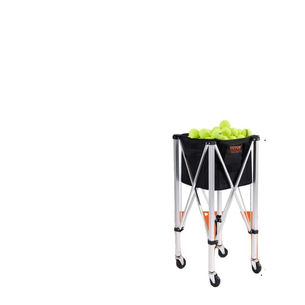 Tennispallovaunu, 150/180 pallon kapasiteetti, kestävä alumiinirunko,180 Pallon Kapasiteetti 150 Balls Capacity
