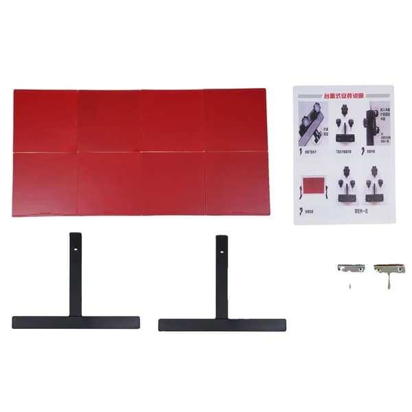 Bordtennis Rebound Board, God Resiliens, 360° Vinkeljustering,Rød