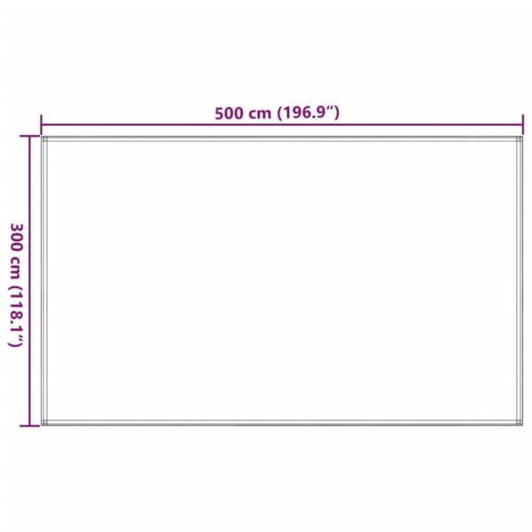 vidaXL Teltteppe 300x500 cm antrasitt