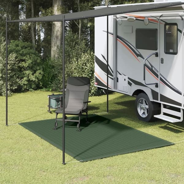 vidaXL Telttamatto 250x300 cm HDPE vihreä