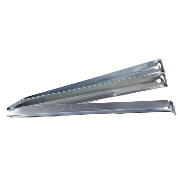 Regatta Great Outdoors Steel V Tent Pegs (Pack Of 5) Silver One Size