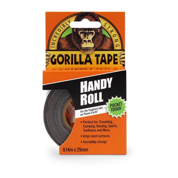 Gorilla Tape 25 mm | Stark tejp i fickformat