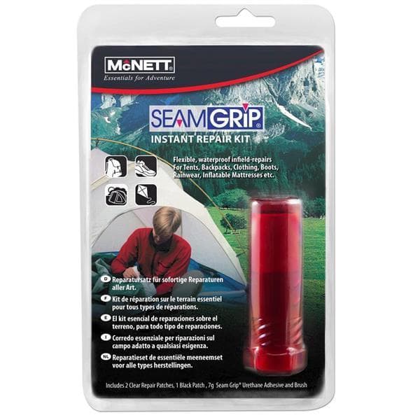 MCNETT SEAMGRIP INSTANT REPAIR KIT, lagninslapp tält, lagning tält, lim tält
