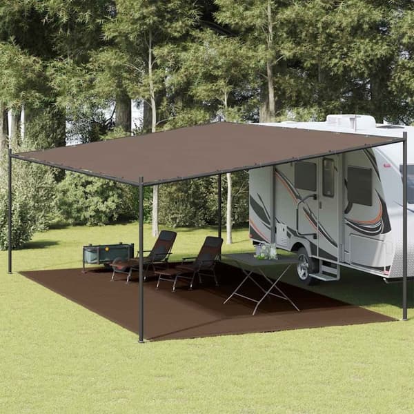 vidaXL Telttamatto 400x600 cm ruskea