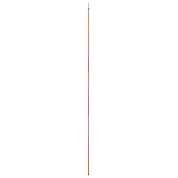 vidaXL Teleskopisk tältpinne 170-255 cm galvaniserat stål
