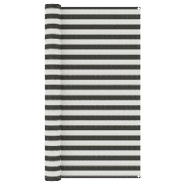 vidaXL Telttamatto 200x300 cm antrasiitti ja valkoinen