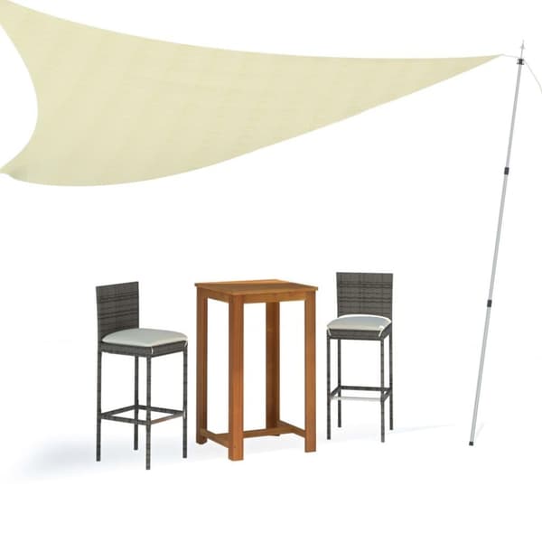 vidaXL Teleskopiske presenningstenger 102-260 cm aluminium