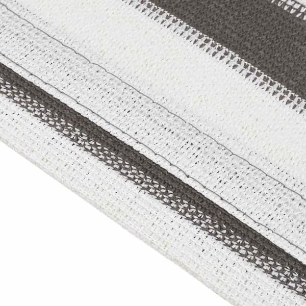 vidaXL Telttamatto 200x200 cm antrasiitti ja valkoinen