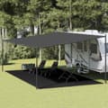 Pikkukuva 1 / 4: vidaXL Telttamatto 400x800 cm musta HDPE