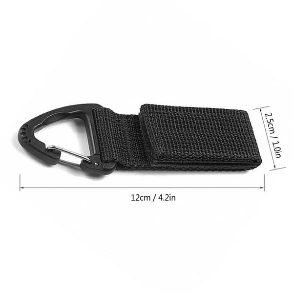Slittålig Taktisk Nyckelkrok Ryggsäck Webbing MOLLE