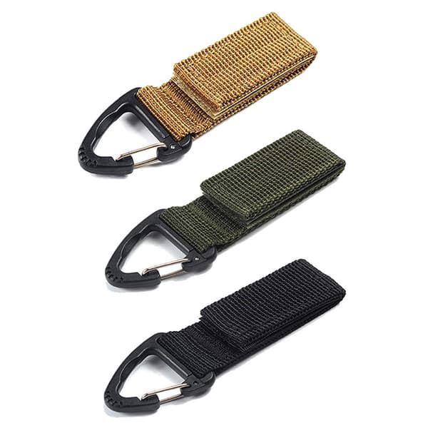 Slittålig Taktisk Nyckelkrok Ryggsäck Webbing MOLLE