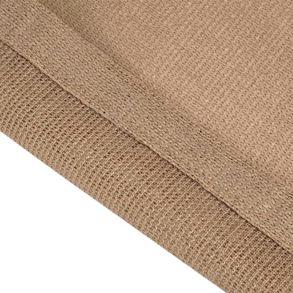 vidaXL Teltteppe gråbrun 400x700 cm HDPE