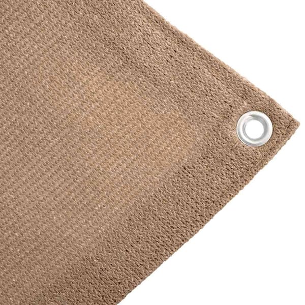 vidaXL Teltteppe gråbrun 400x700 cm HDPE