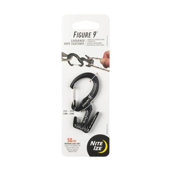 tarp karbin, linjusterare, NITE IZE FIGURE 9 CARBINER ROPE TIGHTENER SMALL