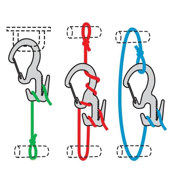 tarp karbin, linjusterare, NITE IZE FIGURE 9 CARBINER ROPE TIGHTENER SMALL
