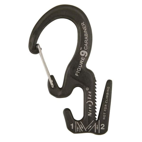 tarp karbin, linjusterare, NITE IZE FIGURE 9 CARBINER ROPE TIGHTENER SMALL