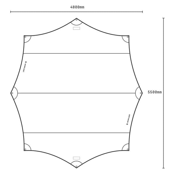 HEIMPLANET DOWN XL TARP GREY