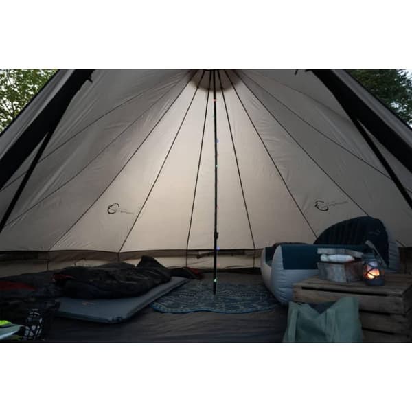 Easy Camp rundt gulvtæppe Moonlight flerfarvet