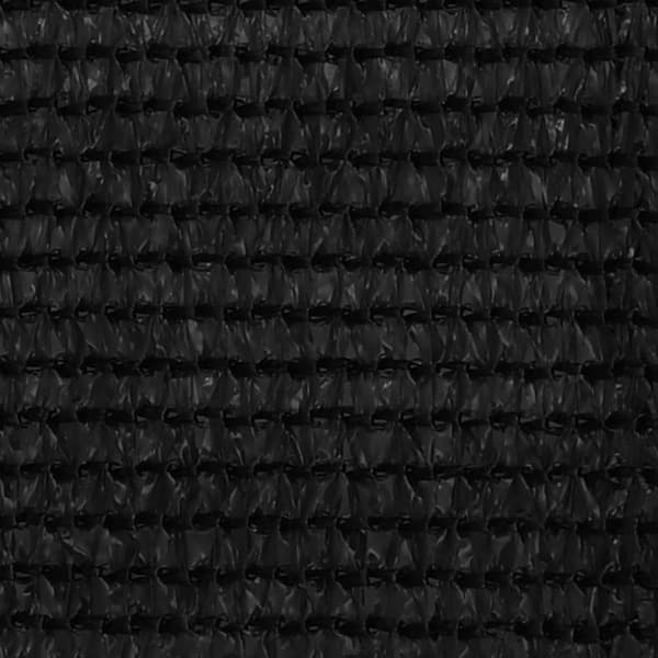 telttæppe 250x250 cm sort