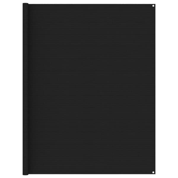 telttæppe 250x250 cm sort