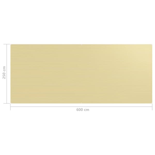Tältmatta 250x600 cm beige
