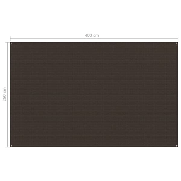 Tältmatta 250x400 cm brun