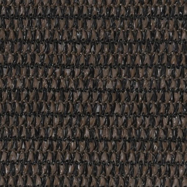 telttæppe 400x400 cm brun