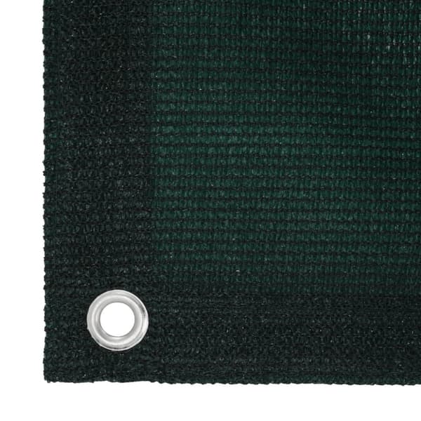 telttæppe 400x700 cm HDPE mørkegrøn