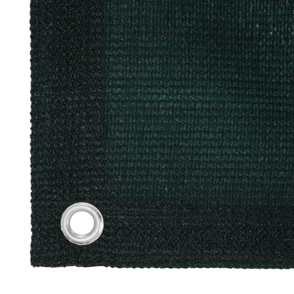 telttæppe 400x800 cm HDPE mørkegrøn
