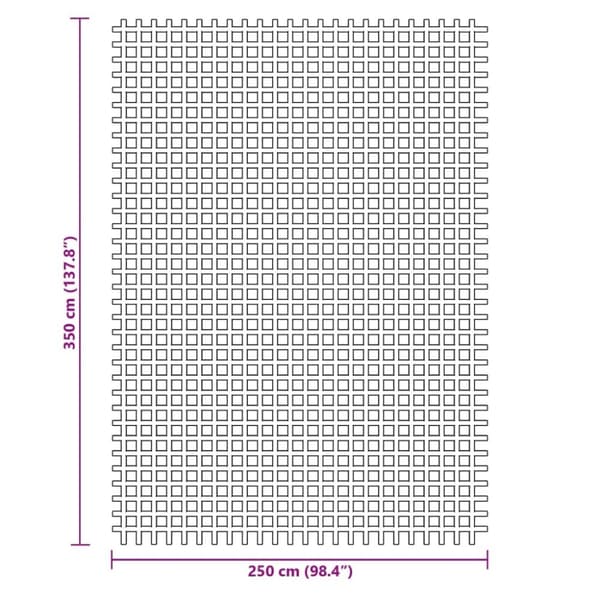 vidaXL Telttamatto antrasiitti 3,5x2,5 m