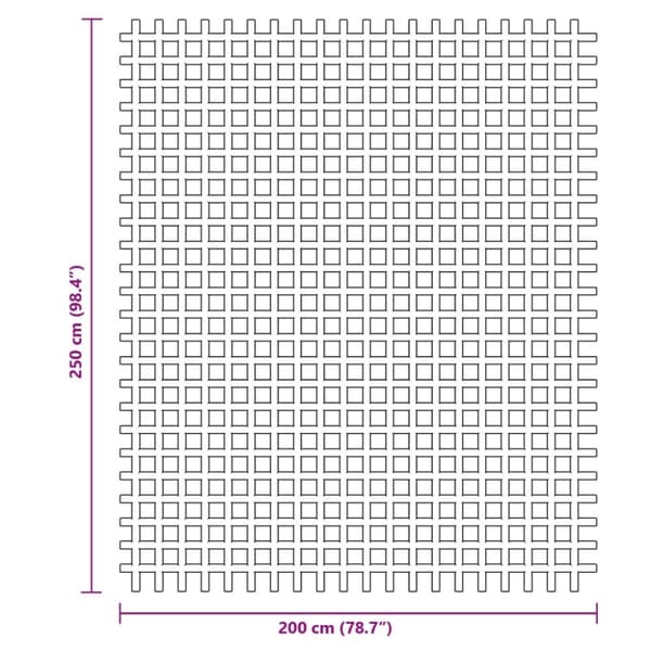 vidaXL Telttamatto vihreä 2,5x2 m