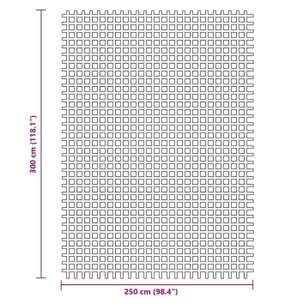 vidaXL Telttamatto antrasiitti 3x2,5 m