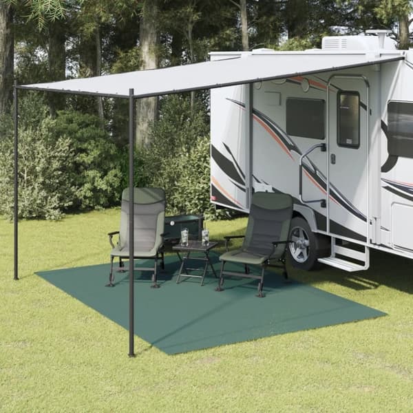 vidaXL gulvmåtte til camping 3,5x2,5 m grøn