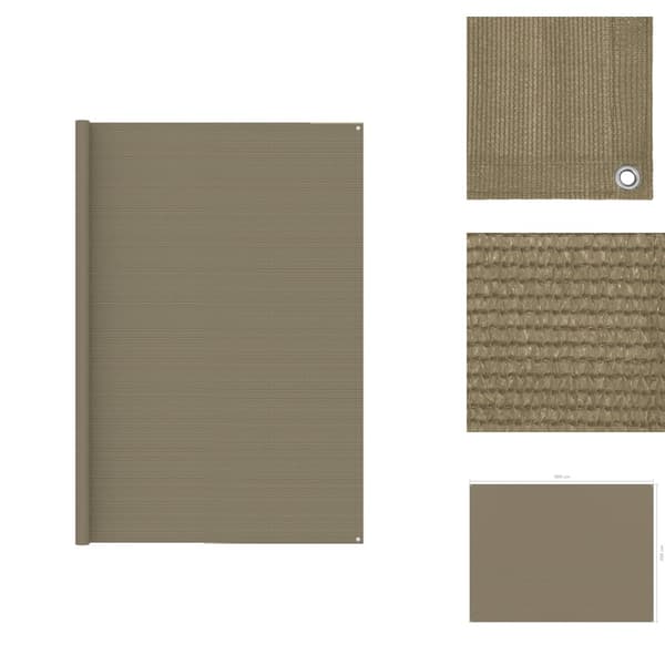 Telttilbehør - Living telttæppe 300x400 cm gråbrun