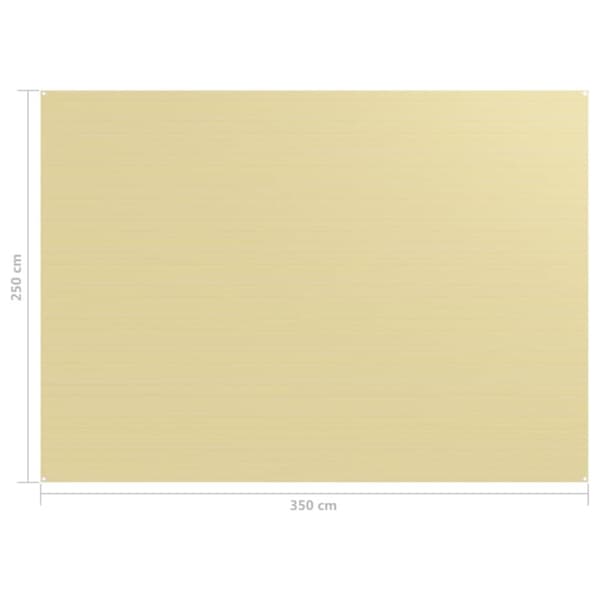 Tältmatta 250x350 cm beige