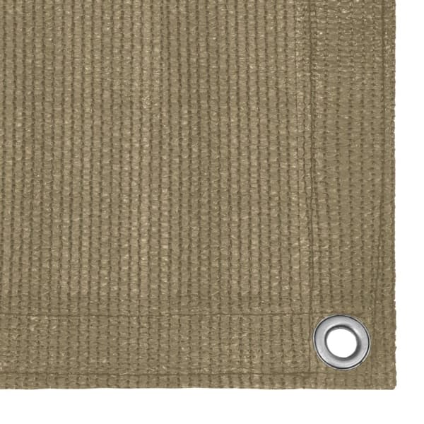 Tältmatta taupe 400x800 cm HDPE