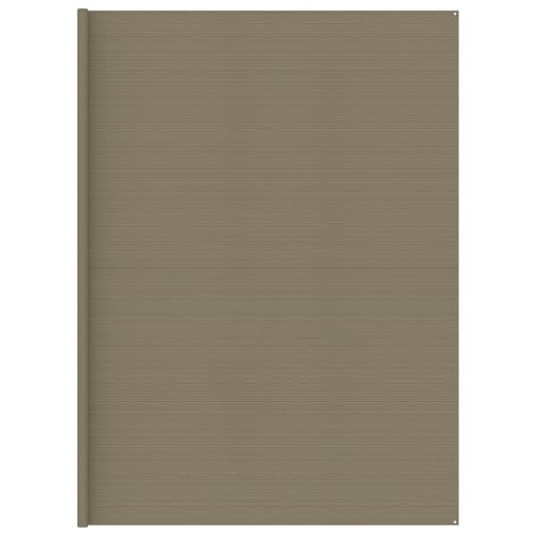 Telttamatto taupe 400x800 cm HDPE