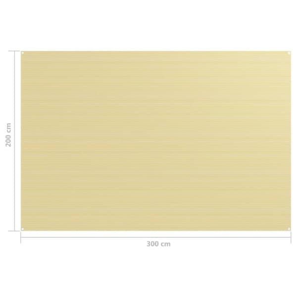 Tältmatta 200x300 cm beige