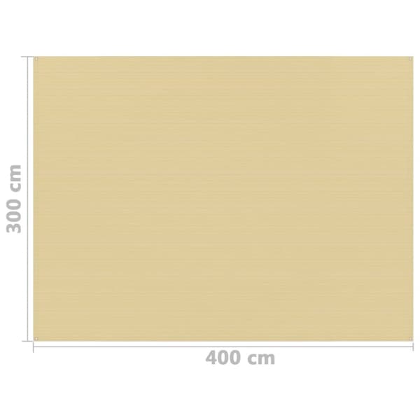 Telttamatto 300x400 cm beige