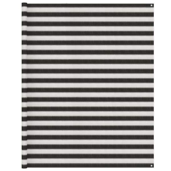 Telttamatto 250x600 cm antrasiitti ja valkoinen