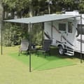 Miniatyrbillede 2 af 9: vidaXL telttæppe 250x450 cm HDPE lysegrøn