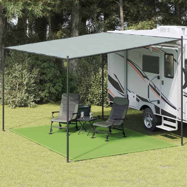 vidaXL Teltteppe lysegrønn 300x400 cm HDPE