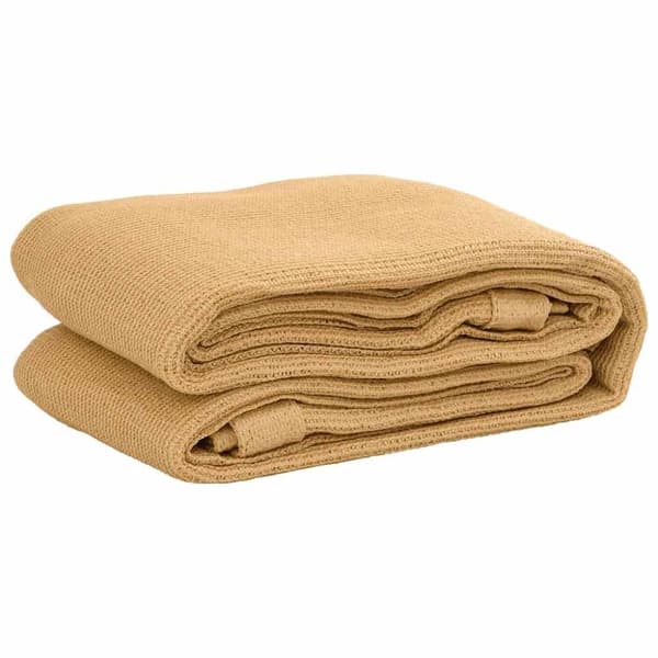 vidaXL Teltteppe sand 300x400 cm HDPE