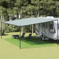 Miniatyrbillede 2 af 9: vidaXL telttæppe 400x600 cm HDPE lysegrøn