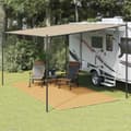 Miniatyrbilde 1 av 7: vidaXL Teltteppe sand 200x400 cm HDPE