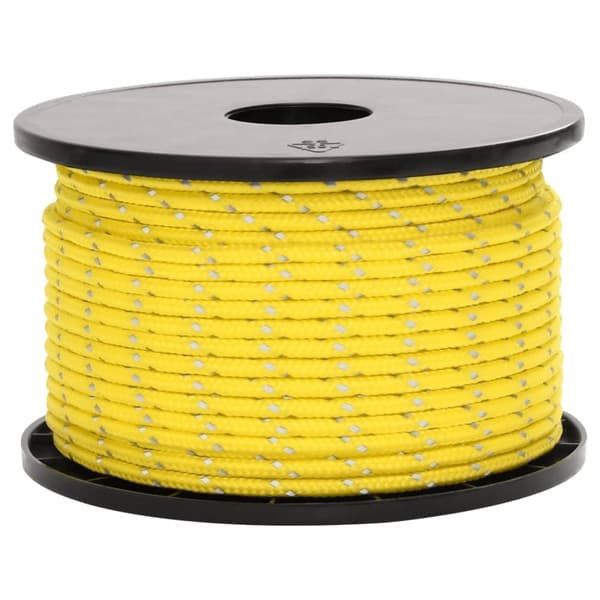 vidaXL Barduner med refleksstrimler og skiftenøkler 50 m 5 mm