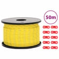 Miniatyrbilde 1 av 6: vidaXL Barduner med refleksstrimler og skiftenøkler 50 m 5 mm