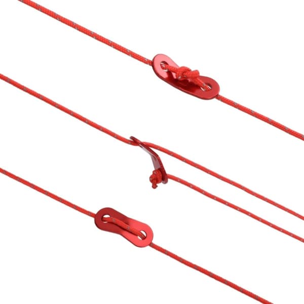 vidaXL Tältlina med reflekterande remsor och fästen 50 m 4 mm
