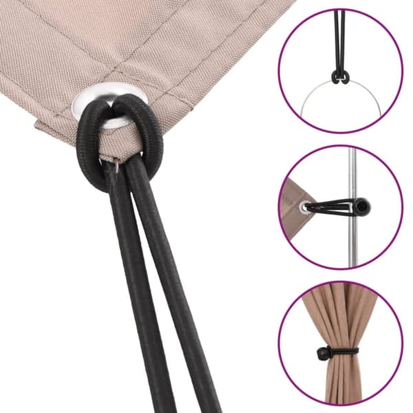 vidaXL elastiksnore med kugler 50 stk. 21x0,5 cm